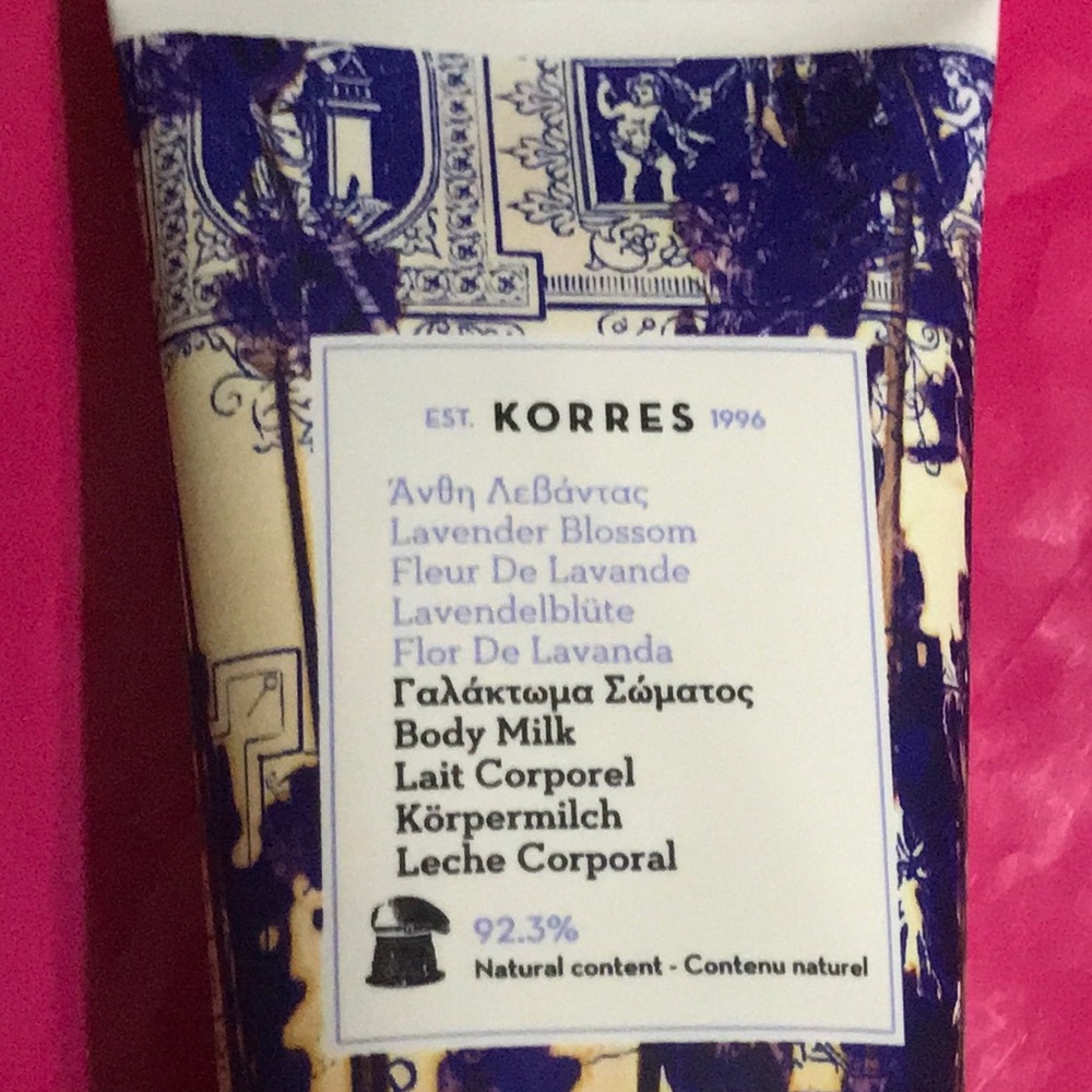 KORRES Lavender Blossom Body Milk 200ml / 6.76 oz